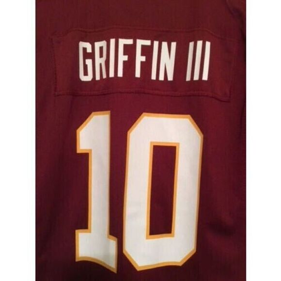 WASHINGTON REDSKINS ROBERT GRIFFIN III SIZE YOUTH MEDIUM NIKE ON FIELD JERSEY - Picture 2 of 6